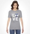 I Love Israel - Heart Star of David