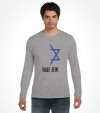 Funny Half Jew With Half Jewish Star Shirt