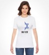 Funny Half Jew With Half Jewish Star Shirt