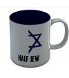 Funny Half Jew With Half Jewish Star Mug