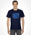 Uzi Does It - Israel Army Military Shirt