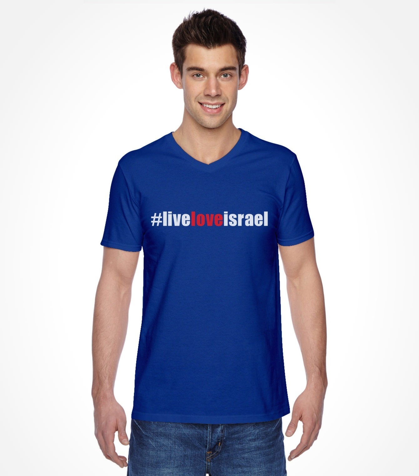 liveloveisrael Hashtag Shirt - Israeli-T